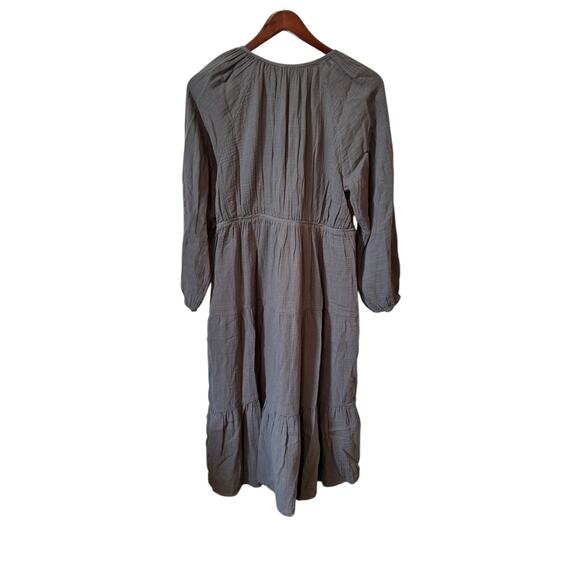 FAHERTY NWOT Dream Organic Cotton Sirene Gauze Midi Dress Size Medium $218 MSRP - Picture 5 of 9